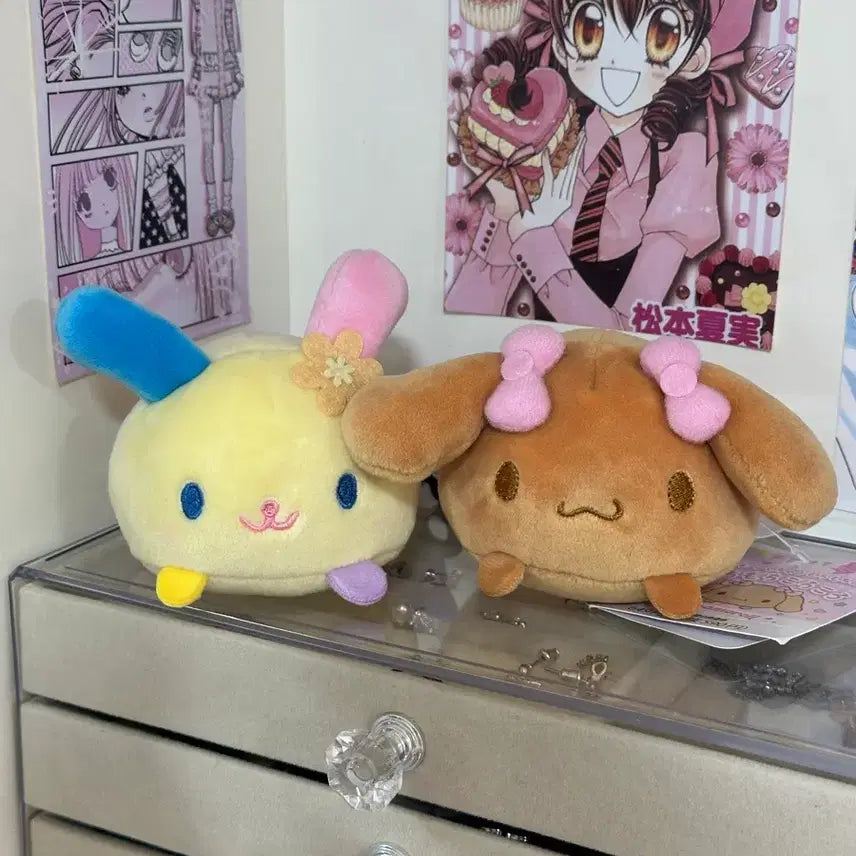 [BUNJANG] Sanrio Cinnamonroll &amp; Usahana Stress Ball Mochi Dolls Bundle Set / (일괄) 산리오 모카 시나모롤 &amp; 우사하나 스트레스볼 모찌볼 인형