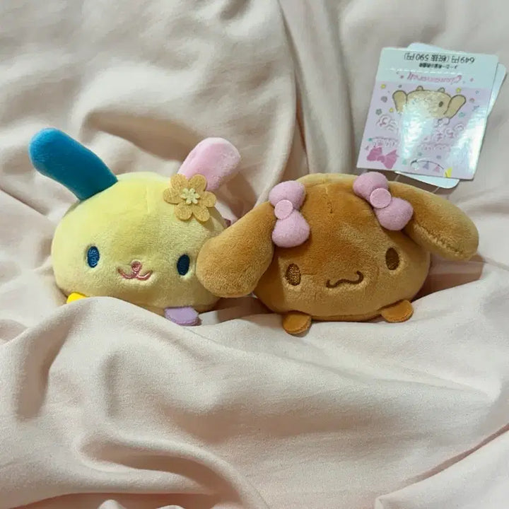 [BUNJANG] Sanrio Cinnamonroll &amp; Usahana Stress Ball Mochi Dolls Bundle Set / (일괄) 산리오 모카 시나모롤 &amp; 우사하나 스트레스볼 모찌볼 인형
