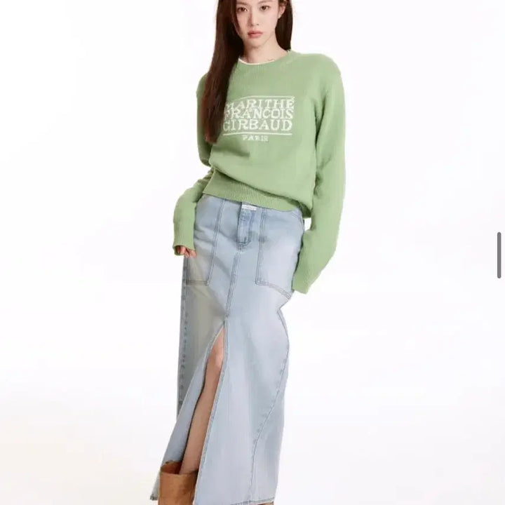 [BUNJANG] Marithe Francois Girbaud Denim Long Skirt (S) / 마리떼 프랑스와 저버 데님 롱스커트 (S)