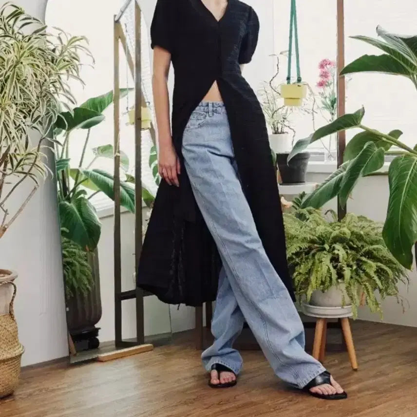 [BUNJANG] CTBRZ Crinkle Long Dress / CTBRZ 시티브리즈 크링클 롱원피스