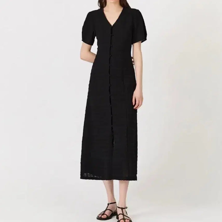 [BUNJANG] CTBRZ Crinkle Long Dress / CTBRZ 시티브리즈 크링클 롱원피스