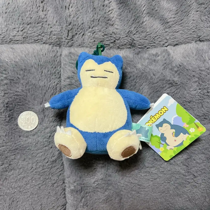 [BUNJANG] Pokemon Snorlax Small Keychain Plush / (개봉) 포켓몬 키링인형 소형_잠만보