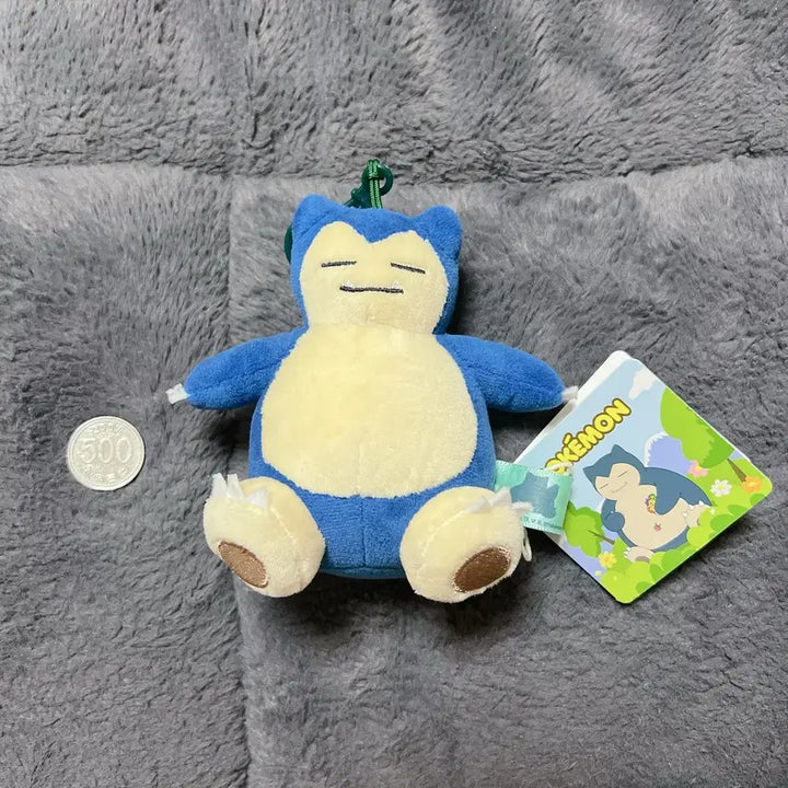 [BUNJANG] Pokemon Snorlax Small Keychain Plush / (개봉) 포켓몬 키링인형 소형_잠만보