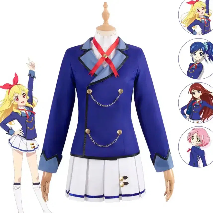 [BUNJANG] Aikatsu Limei School Uniform Cosplay Costume / 아이엠스타 교복 코스프레 졸업사진 라임이 아이카츠 코스튬