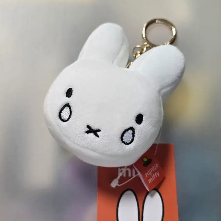 [BUNJANG] Miffy Crying Face Doll Keychain / 우는 미피 얼굴 인형 키링