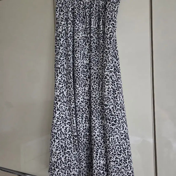 [BUNJANG] Leopard Print Long Skirt - Free Size / 레오파드 롱 스커트 Free 사이즈