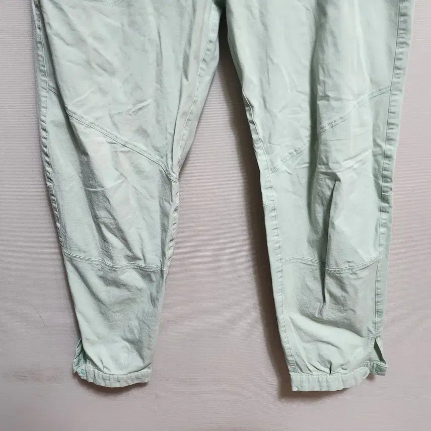 [BUNJANG] Mint Baggy Fit Cotton Pants / 민트색 배기핏 여성 바지