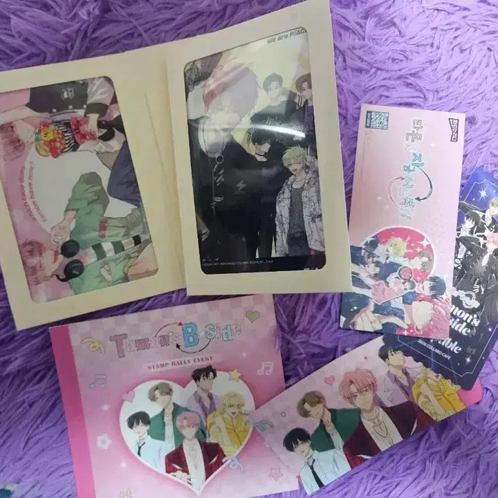 [BUNJANG] Tamongun Jimin Photocard, Postcard, and Collaboration Cafe Ticket Bundle Set / 타몬군지금어느쪽 엽서 및 콜카 티켓 일괄