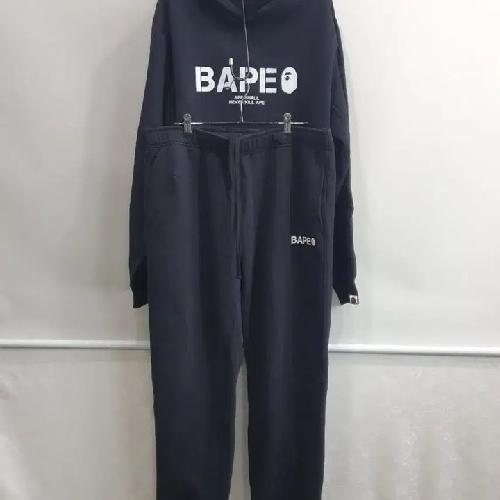 [BUNJANG] BAPE Black Hoodie Training Set 2XL / 베이프 BAPE 블랙 후드 트레이닝복 세트[신품급]2XL