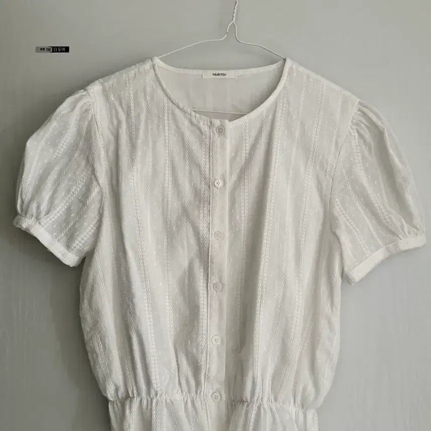 [BUNJANG] Murett Lace Puff Blouse / 뮤레트 레이스 퍼프 블라우스