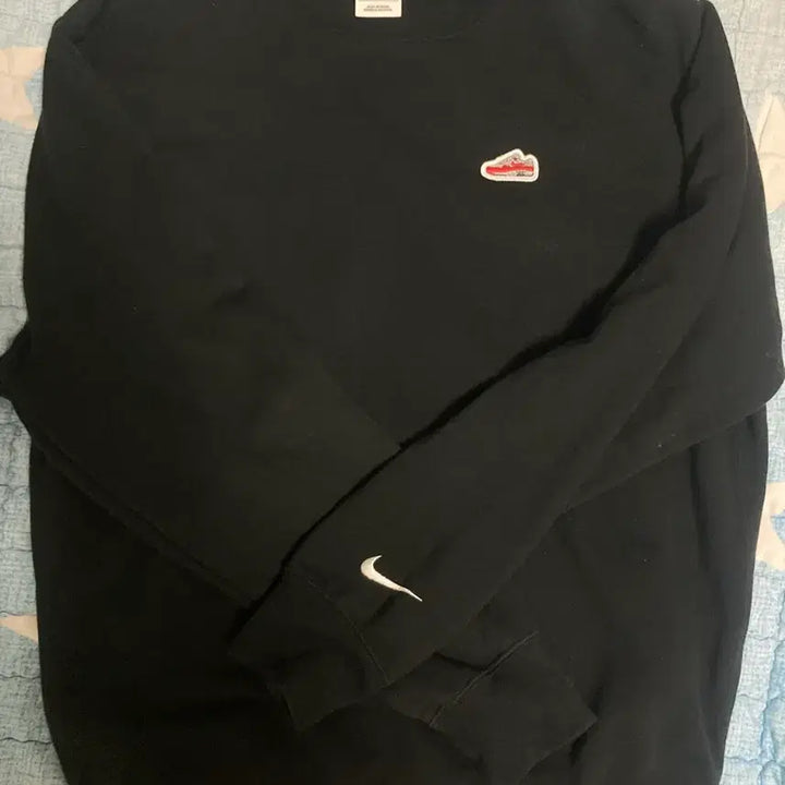 [BUNJANG] Nike French Terry Crewneck Sweatshirt Black / 나이키 프렌치 테리 크루넥 스웻셔츠 블랙