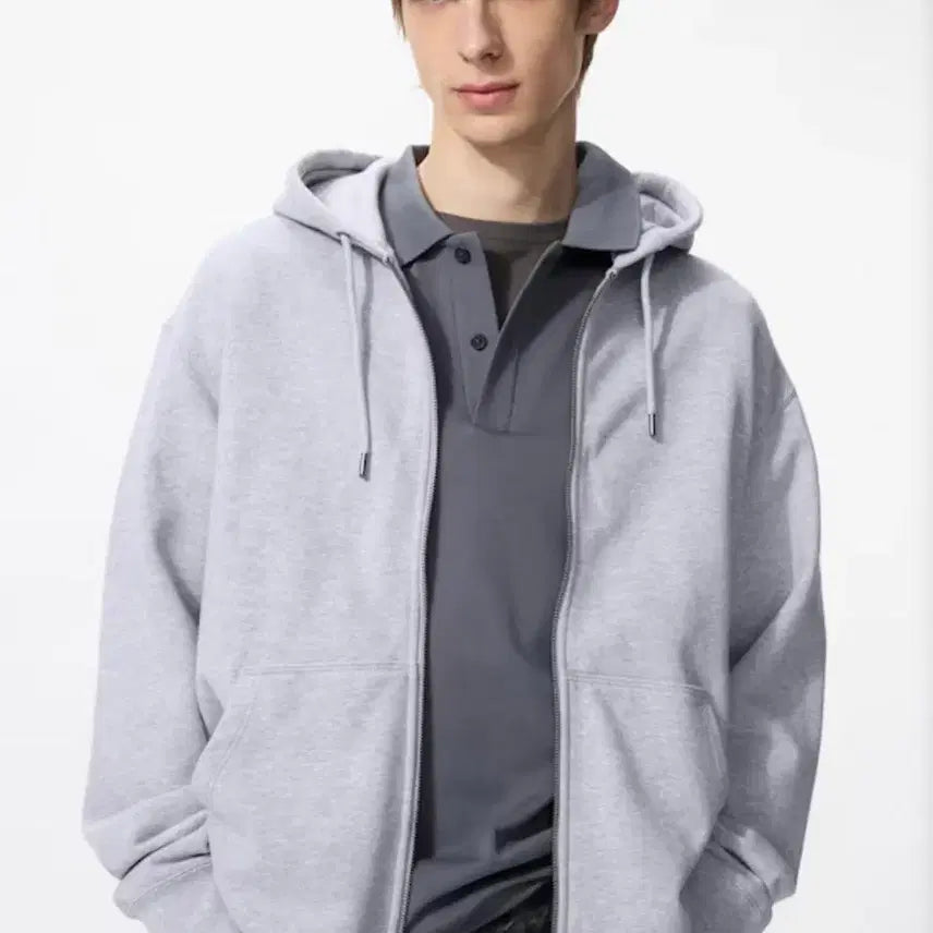 [BUNJANG] Uniqlo Hooded Zip-Up (Set of 2) / 유니클로 후드집업 1+1