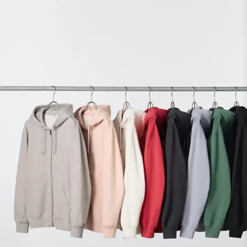 [BUNJANG] Uniqlo Hooded Zip-Up (Set of 2) / 유니클로 후드집업 1+1