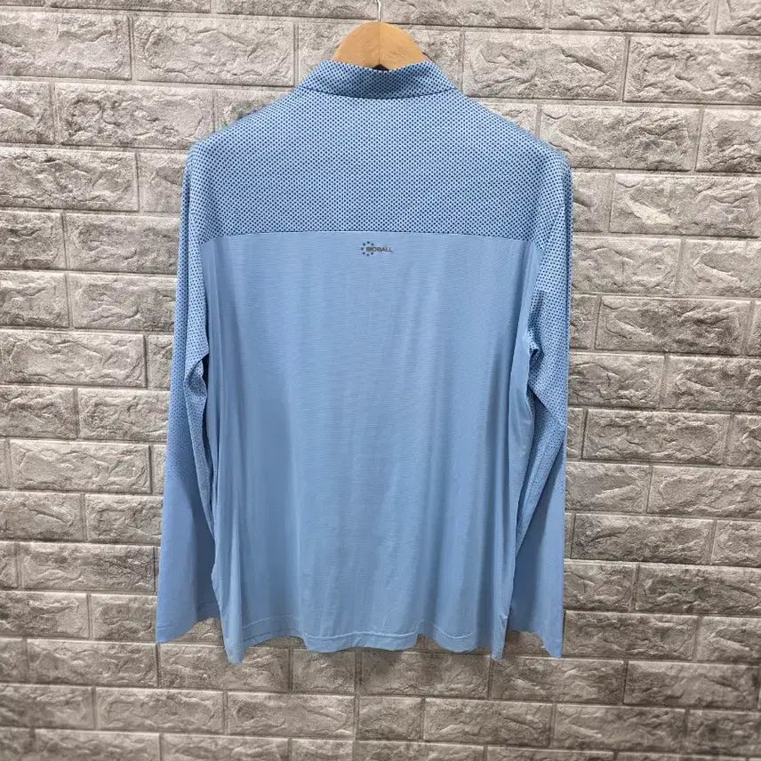 [BUNJANG] K2 Sky Blue Long Sleeve Half-Neck T-Shirt - Size 110 / K2 하늘색 긴팔 기능성 자외선방지  티셔츠 하프넥  사이즈 110