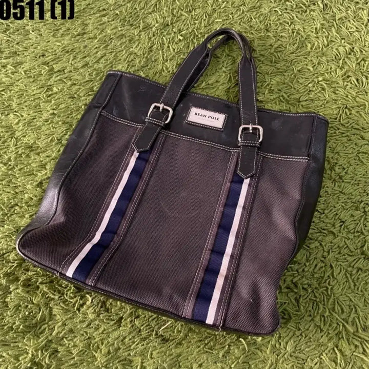 [BUNJANG] Beanpole Colorblock Tote Bag / 빈폴 배색 토트백 가방