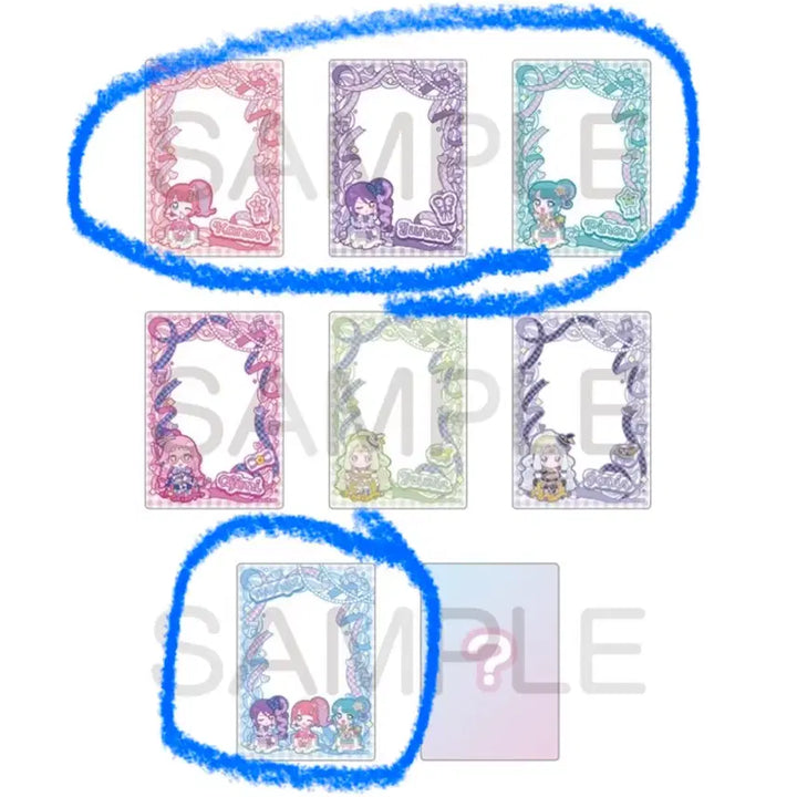[BUNJANG] PriPara Kara Pin Set - Canon, Junon, Ribbon, Nameboard / 일괄 프리파라 카라핀 캐논 주논 리본 네임보드