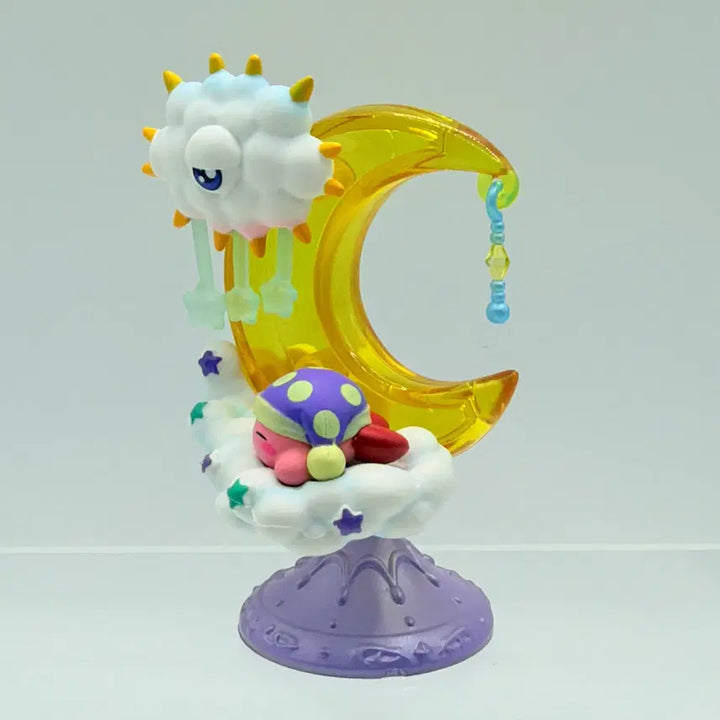 [BUNJANG] Re-Ment Kirby Starryrium Moon &amp; Clouds Figure / 리멘트 별의커비 스타리움 달과구름 피규어 (160)