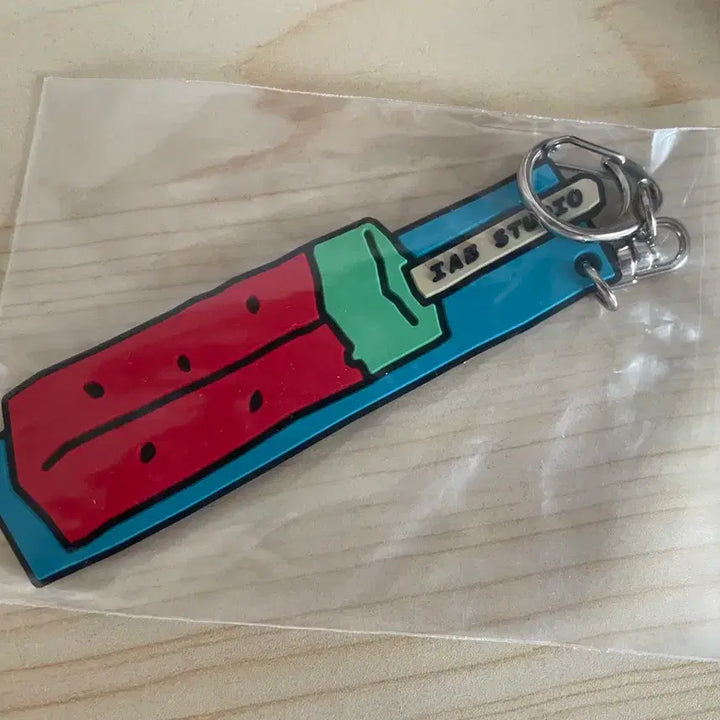 [BUNJANG] IAB Studio Watermelon Bar Keychain / 아이앱 스튜디오 IAB STUDIO 수박바 키링