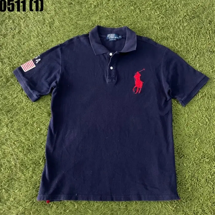 [SOLD OUT] 폴로 랄프로렌 네이비 빅포니 반팔 폴로티 XL