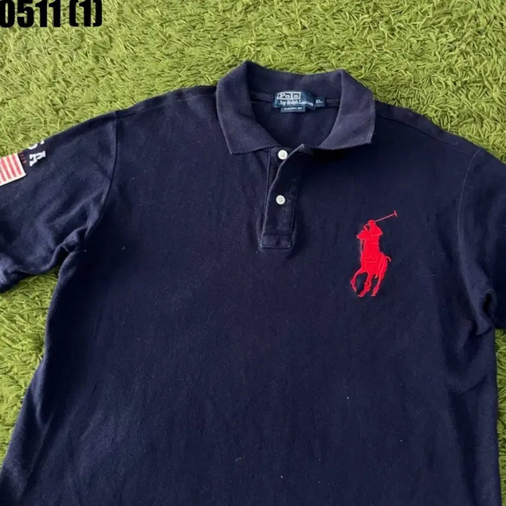 [SOLD OUT] 폴로 랄프로렌 네이비 빅포니 반팔 폴로티 XL