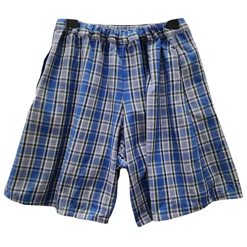 [BUNJANG] Uniqlo Check Blue Shorts / UNIQLO 유니클로 체크 블루 반바지
