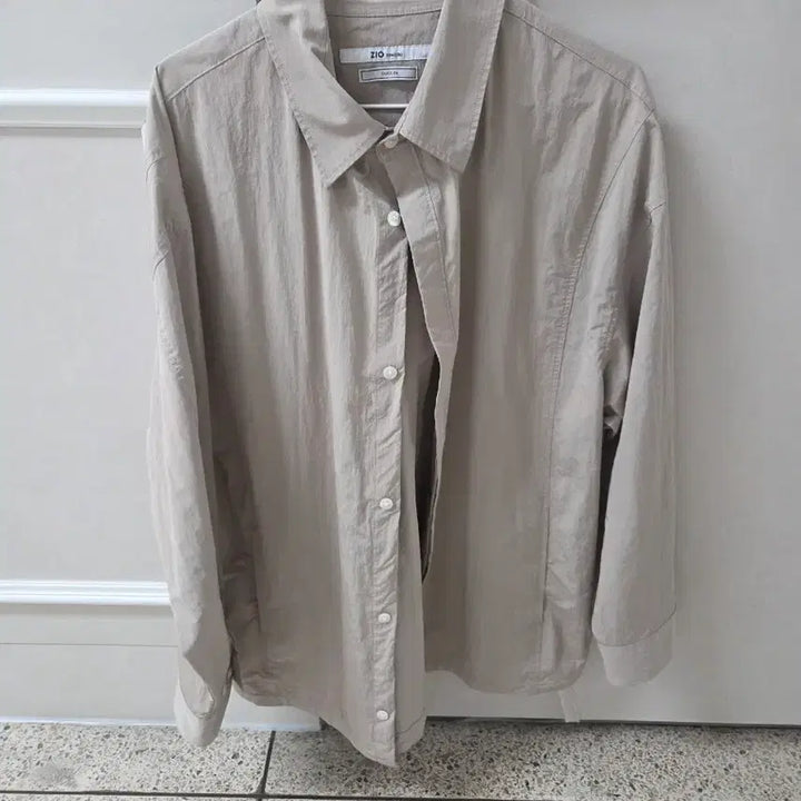 [BUNJANG] Ziozia Nylon Shirt Jacket Oversized Fit Size 105 / 지오송지오 나일론 셔츠 자켓 오버핏 105