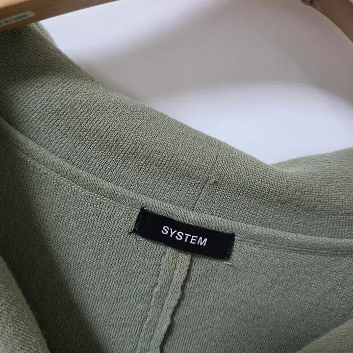 [BUNJANG] SYSTEM Collar Neck Short Sleeve Knit Green / SYSTEM 카라넥 반팔 니트 그린