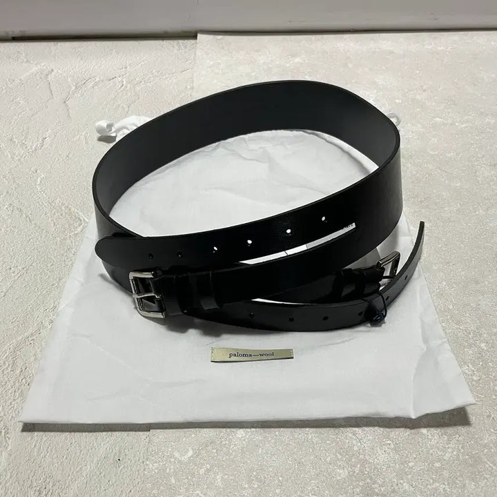 [BUNJANG] Paloma Wool Penelope 2 Leather Belt Black M/L / [M/L] 새상품 팔로마울 penelope 2 레더 벨트 블랙