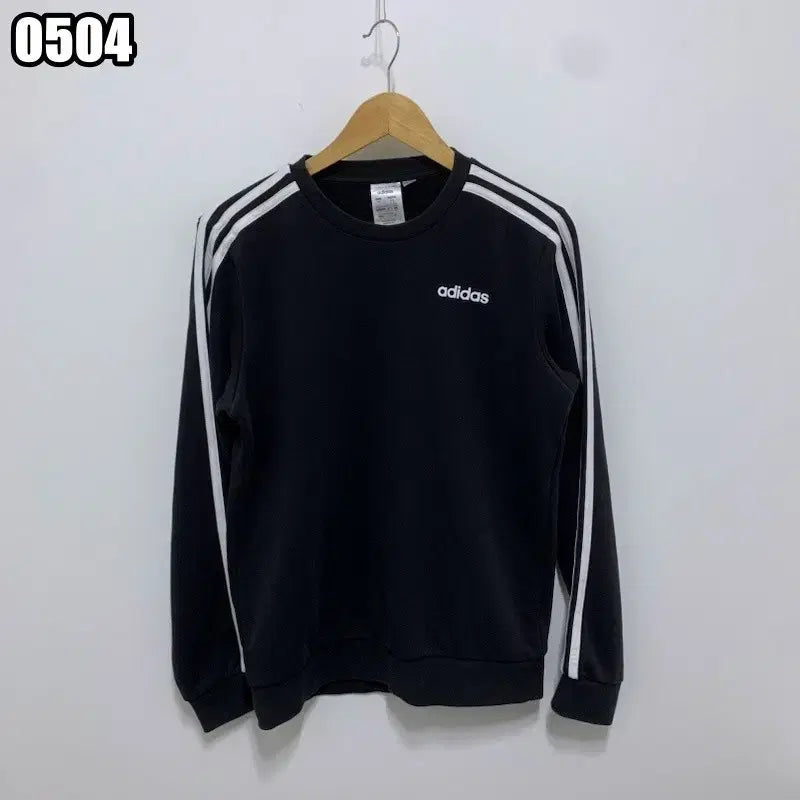 [BUNJANG] Adidas Three-Stripes Round Sweatshirt / M 아디다스 삼선 라운드 맨투맨