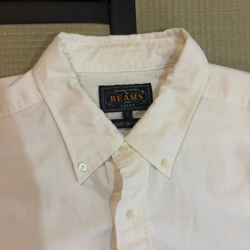 [BUNJANG] Beams Plus Oxford Short Sleeve Shirt / 빔즈 플러스 옥스포드 반팔 셔츠