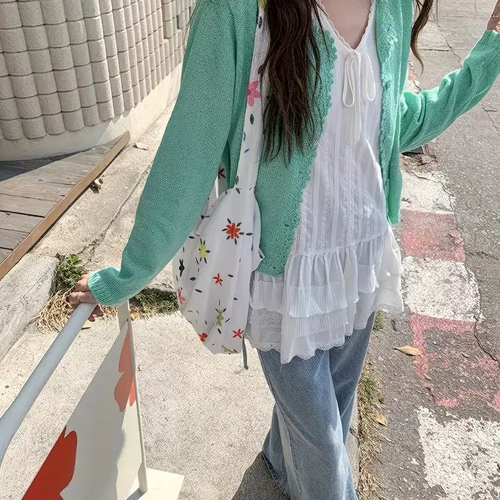 [BUNJANG] Layered Mini Dress, Camisole, Bustier, Tiered Skirt, Frill - Three Times / 레이어드 미니 원피스 나시 뷔스티에 캉캉 스커트 프릴 쓰리타임즈