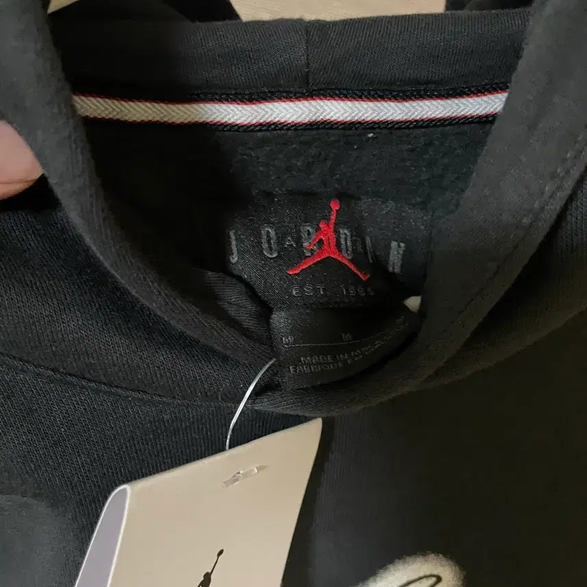[BUNJANG] Nike Jordan Black Hoodie M / 나이키 조던  블랙 후드 M