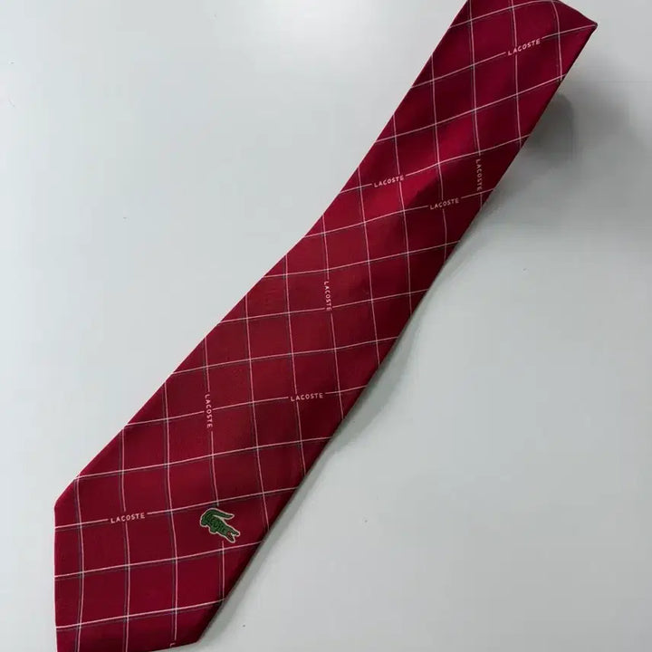 [BUNJANG] Lacoste Classic Silk Necktie 8.3cm / 라코스테(lacoste) 클래식 실크 넥타이 8.3cm