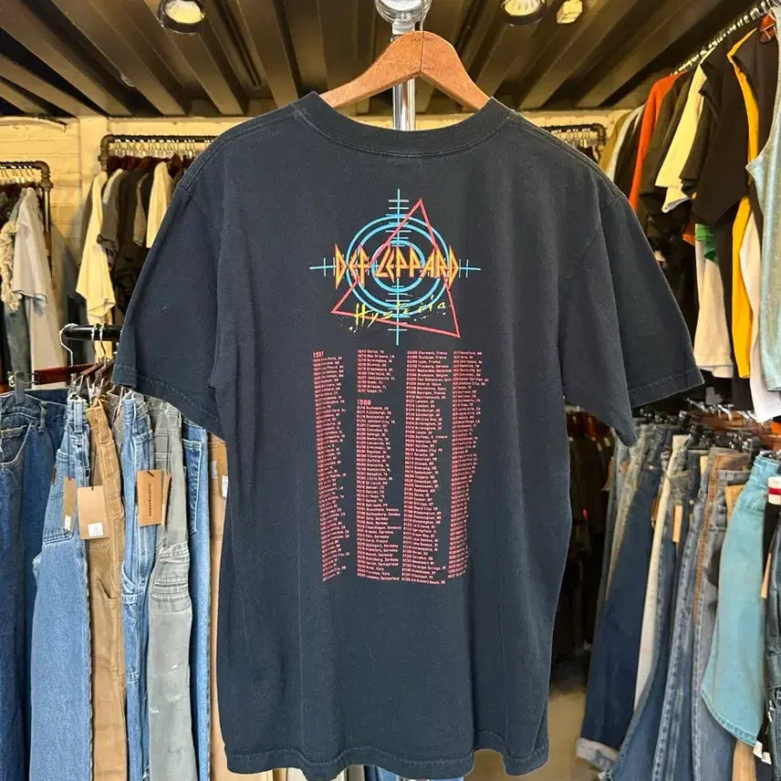 [BUNJANG] Def Leppard Rock Band Printed T-Shirt / [95]데프 레퍼드 Def Leppard 락밴드 프린팅 티셔츠