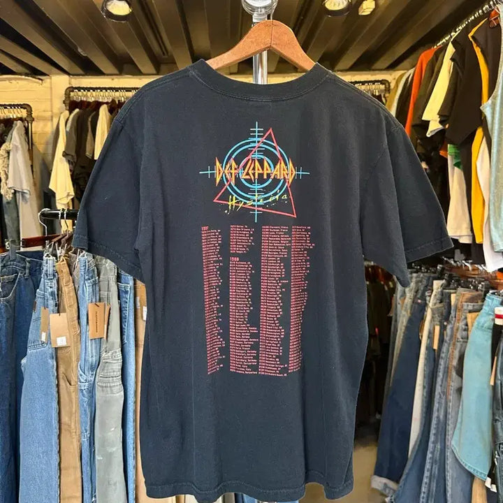 [BUNJANG] Def Leppard Rock Band Printed T-Shirt / [95]데프 레퍼드 Def Leppard 락밴드 프린팅 티셔츠