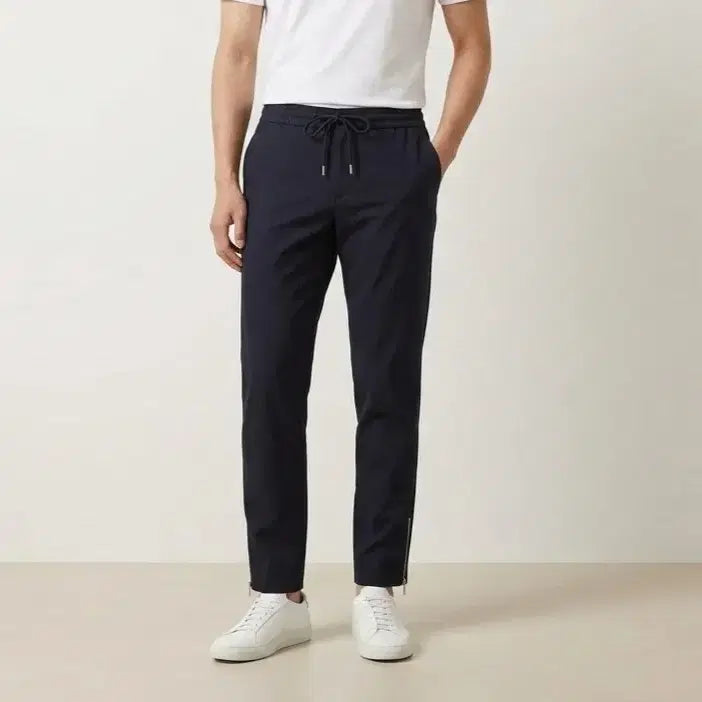 [BUNJANG] TNGT Pin Stripe Slacks Navy / [30]TNGT 핀 스트라이프 슬랙스