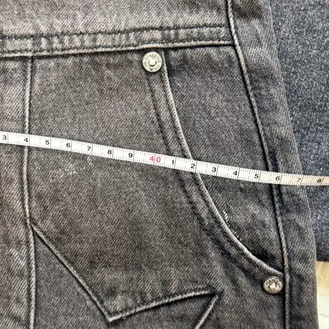 [BUNJANG] Star Embroidered Denim Overalls Shorts / 별모양 데님 멜빵 반바지 블랙