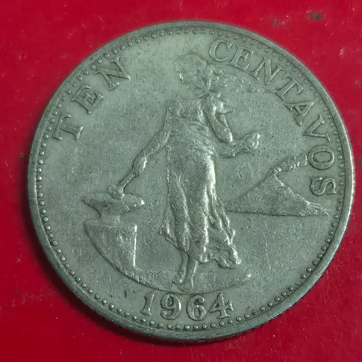 [BUNJANG] 1964 Philippines 10 Centavos Coin / 1964 필리핀 10 센티모스 동전 M2451