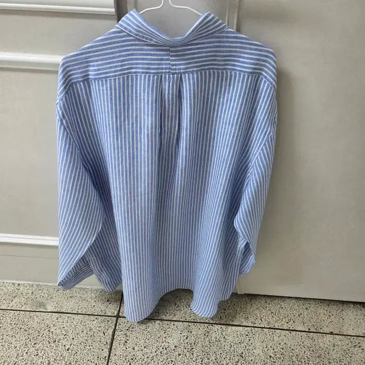 [BUNJANG] Polo Ralph Lauren Linen Striped Shirt / 폴로 랄프로렌 린넨 셔츠 115~120