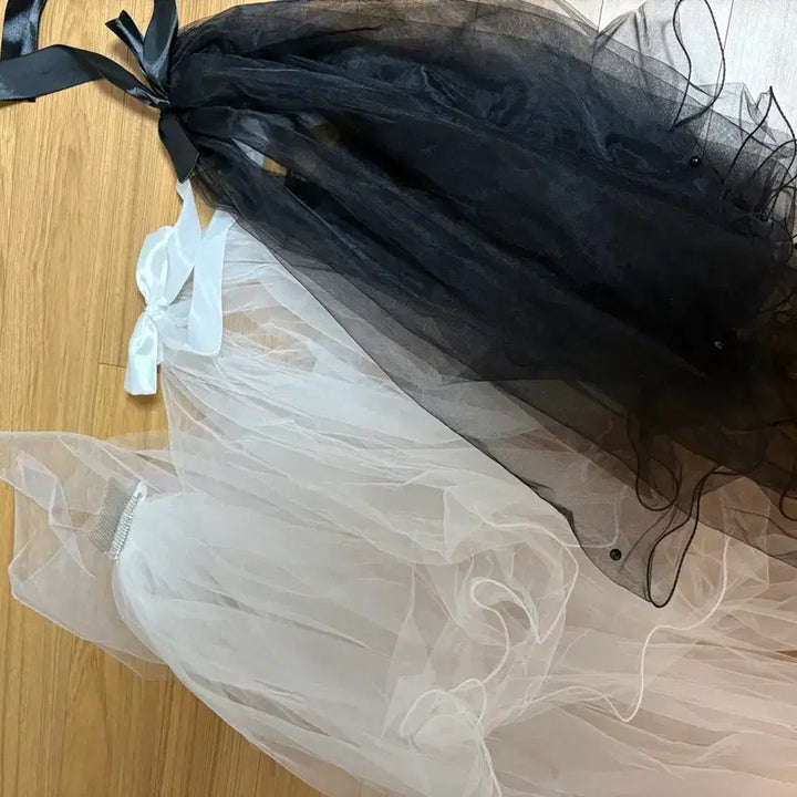 [BUNJANG] Wedding Veil Set (Short Veil, Long Veil, Lace Hood) / 웨딩베일 세트 (숏베일,롱베일,레이스두건)