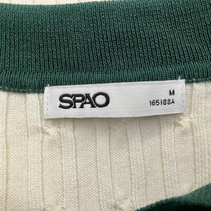 [BUNJANG] SPAO Collar Knit Short Sleeve T-Shirt M / 스파오(SPAO) 카라 니트 반팔티 M