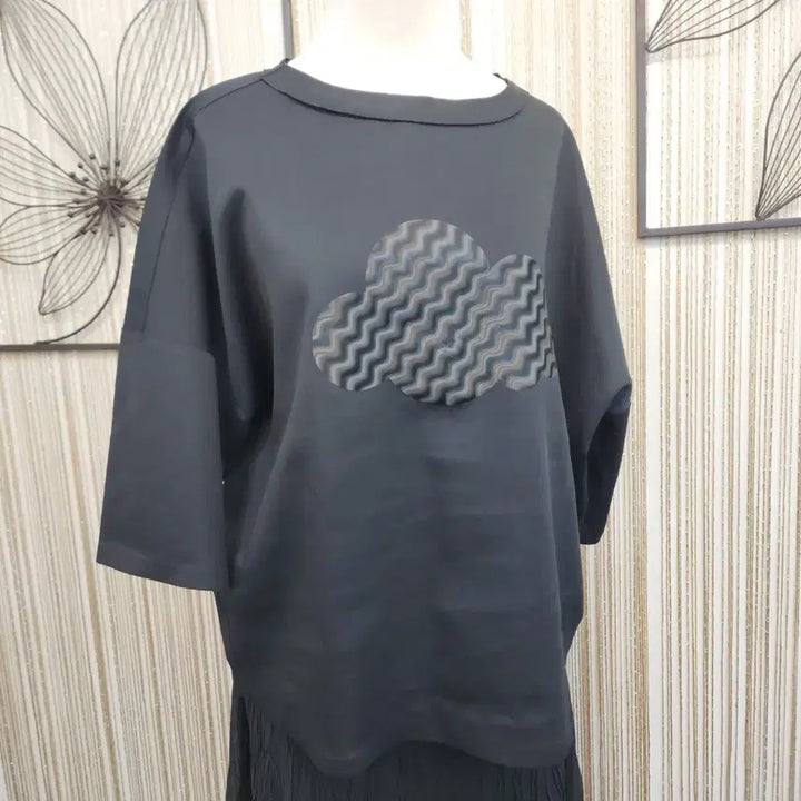 [BUNJANG] Parts Parts Rurm Patch Black T-Shirt / 파츠 파츠 루름 패치 블랙 반팔 티셔츠 free