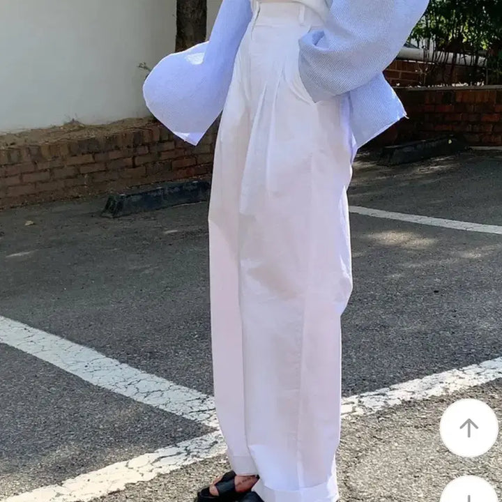 [BUNJANG] Niarwear Ramis Pintuck Pants Summer Slacks Ivory / 새상품)니어웨어 라미스 핀턱 팬츠 썸머 슬랙스 아이보리