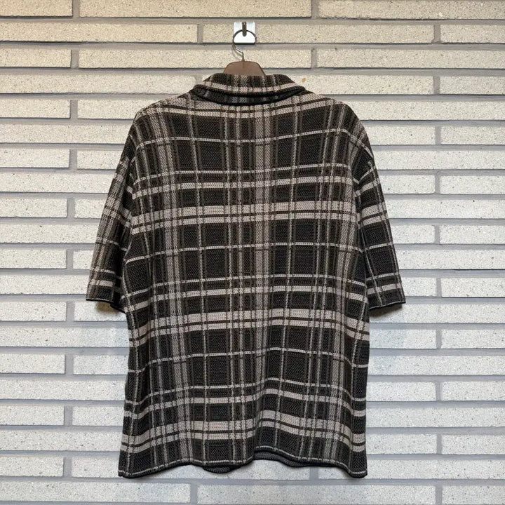 [BUNJANG] COS Check Short Sleeve Shirt / 코스 체크 반팔 셔츠