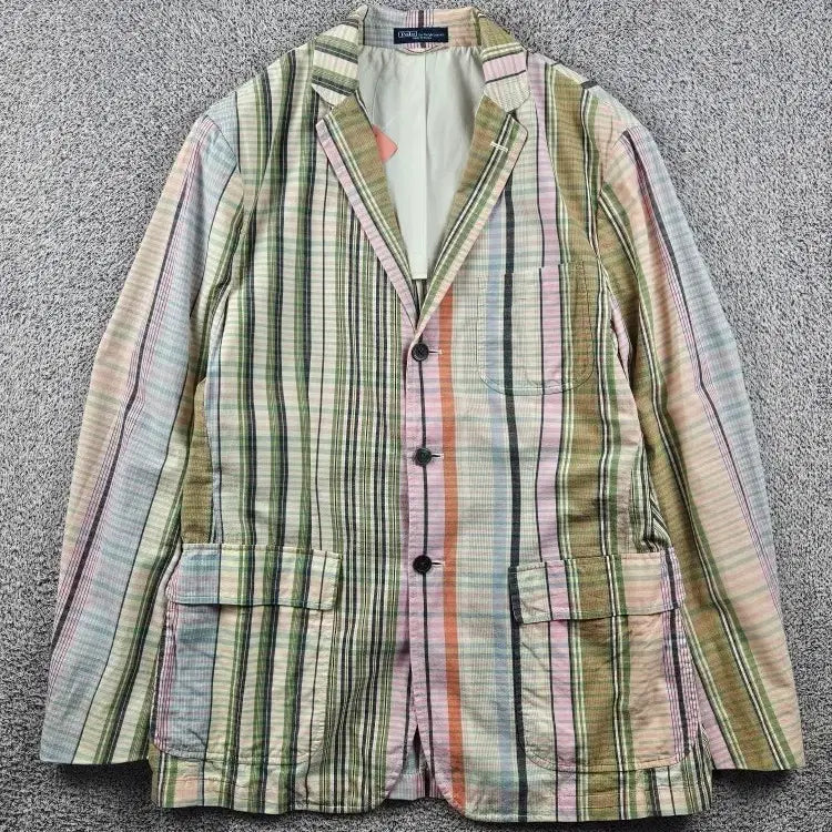 [BUNJANG] Polo Ralph Lauren Multi-Check Blazer Jacket (42R) / 폴로랄프로렌 블레이져 자켓 ( 42R ) / 12177