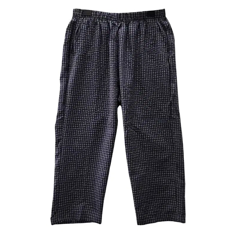 [BUNJANG] Vintage Hickory Stripe Casual Banding Pants L / 빈티지 캐주얼 히코리 스트라이프 밴딩 바지 L