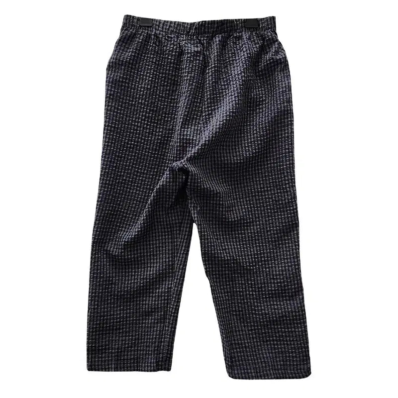[BUNJANG] Vintage Hickory Stripe Casual Banding Pants L / 빈티지 캐주얼 히코리 스트라이프 밴딩 바지 L