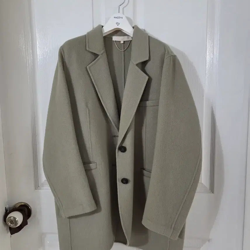 [BUNJANG] Vanessa Bruno Green Solid Wool Blend Handmade Jacket / 바네사브루노 그린 단색 울 혼방 핸드메이드 자켓