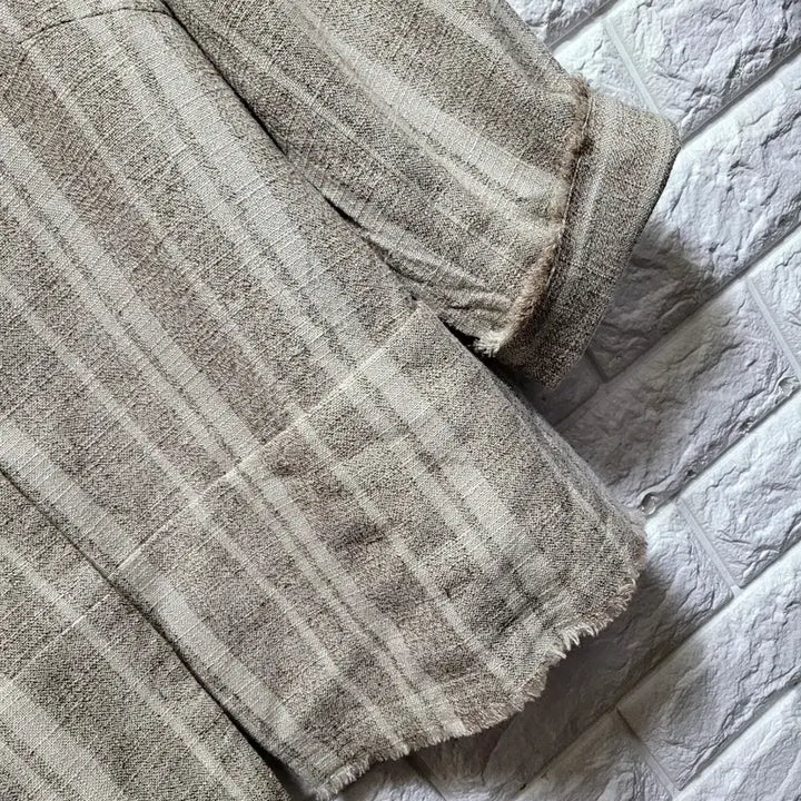 [BUNJANG] Loro Piana Linen Round Neck Jacket / 로로피아나 원단 라운드넥 린넨자켓