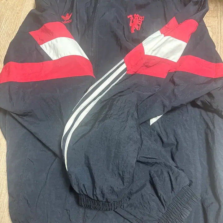 [BUNJANG] Adidas Manchester United Windbreaker Track Top Jacket / 아디다스 맨유 바람막이